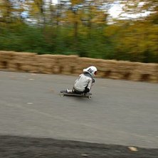 En bild fr&aring;n f&ouml;rstakurvan i ohio, en riktigt gna. Foto: Ok&auml;nd m&auml;nniska. &Aring;kare: Olle van Keppel.