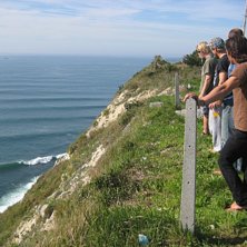 La Galea, Baskien. Litet swell men en v&aring;g med mkt. Foto: Jonatan Svensson. &Aring;kare: Lars Stavelin, Karl-Johan Svanstr&ouml;m, Eddie.