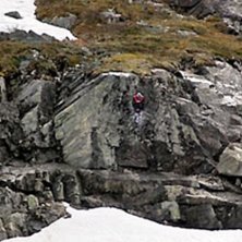 I like summer skiing!. Foto: Oskar Enander. &Aring;kare: Even Ofstad.
