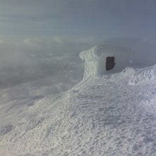 Utedasset uppe p&aring; Gaustablikk, testade aldrig om . Foto: Daniel Olsson.