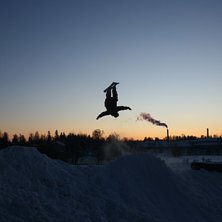 Backflip. Foto: Erik Lundkvist. &Aring;kare: Daniel Rask.