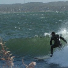 Offshore och Cleana v&aring;gor i &Aring;sa. Foto: B&ouml;rje Jonefj&auml;ll. &Aring;kare: Johan &Ouml;hlund.