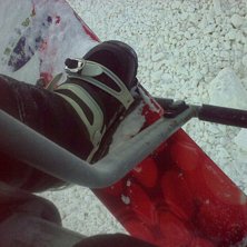 Min br&auml;da i liften. Foto: Alexander Eriksson. &Aring;kare: Alex Eriksson.