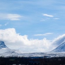 Vi &aring;kte skidor i gr&auml;nsen i slutet av april 2005,. Foto: Kenneth Bodin.