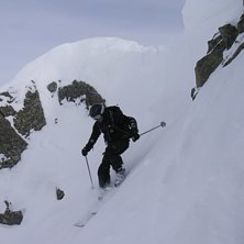 Grym nordsida i Kaukasus!. Foto: Magnus Hallengren. &Aring;kare: Philip Svensson.