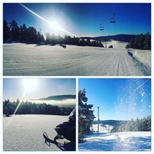Det er vinter i Drammen
God morgen! 
Solen skinne.