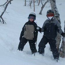 Jag och min bror fr&aring;n tidiga dagar.