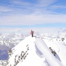 P&aring; v&auml;g till North Face.. Foto: Erik Borg. &Aring;kare: Gustaf H&ouml;&ouml;k.