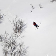 Offpist i Bj&ouml;rnrike.