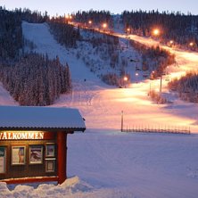 Kl&ouml;vsj&ouml; by night!. Foto: Tor Erik Westvik.