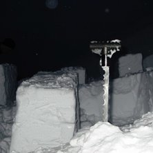 Fj&auml;llkyrkog&aring;rd? Nej, uts&aring;gning av sn&ouml;block f&ouml;. Foto: Joakim Holmberg.