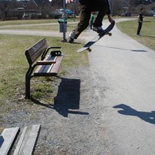 En liten bombdrop.... Foto: Andreas Areschoug. &Aring;kare: Anton &Aring;berg.