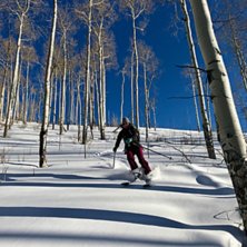Skogs&aring;kning i Vail.