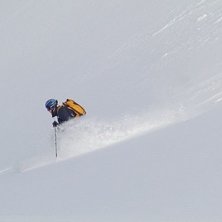 Efter 1,5 timmes hikning och ett v&auml;ldigt litet dr. Foto: Micke. &Aring;kare: Jugga.