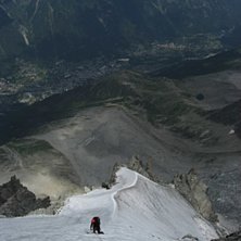 Slutspurt efter en l&aring;ng kl&auml;tterdag 1200m. Chamon. Foto: Johan Johansson. &Aring;kare: Jonas Eskilsson.