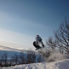 Bara var ute med n&aring;ra polare o k&ouml;rde offpist bor. Foto: Olle Carlsson. &Aring;kare: Calle Enholm.