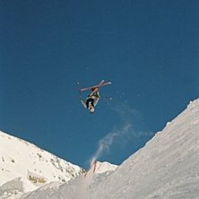 Red Bull Big Air 2001. Foto: Peter Boman. &Aring;kare: Josh Loubek.