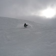 Fluff-fluff i Engelberg. Foto: Bengt Eriksson. &Aring;kare: Peo Hamrin.