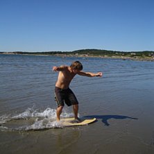 Skimboard. Foto: Linda Andersson. &Aring;kare: Andreas H&ouml;jvall.