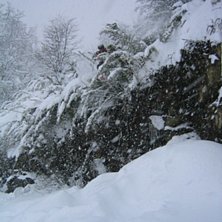 Bomb drop. Grenarna jag k&ouml;r igenom &auml;r bambu.. Foto: Patrik Axelsson. &Aring;kare: Erik Sal&auml;ng.