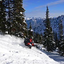 Vi letar or&ouml;rt puder i Kicking Horse. Foto: Stefan Vikberg. &Aring;kare: Patric G Renstr&ouml;m.