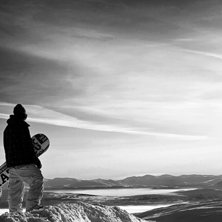 var uppe med n&aring;gra polare en helt sjukt underbar . Foto: Niclas Magnusson. &Aring;kare: Jonas Gustafsson.