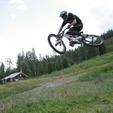 skoterramp. Foto: Jimmy Wallin. &Aring;kare: Fredrik Larsson (jag).