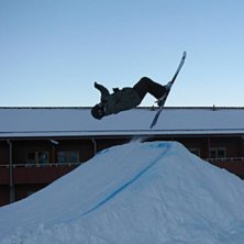 Testar lite backflips i St&ouml;ten.. Foto: Anders Wassberg. &Aring;kare: Henric Wassberg.