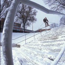 Rakt r&auml;cke utanf&ouml;r Stockholms Stadion en kall no. Foto: Alexander Klun. &Aring;kare: Jacob Wester.