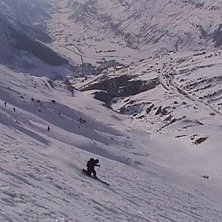 After hiking a few hours up at Oberalp we got some. Foto: Magnus Lageson. &Aring;kare: Fredrik Johansson.