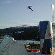 Highest Air, RedBullBigAir2002. Foto: Emil H&aring;kansson. &Aring;kare: Jan Olov Aikio.