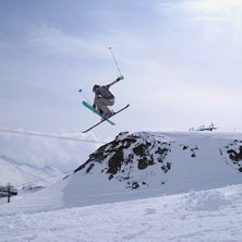 Sl&auml;ngde upp en sk&ouml;n kick och resultatet blev ska. Foto: Molina. &Aring;kare: Joakim Tremmel.