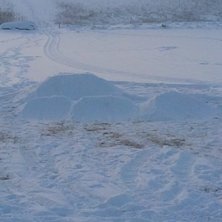 Hyfsat hopp utanf&ouml;r min stuga i Leksand.. Foto: Mats.