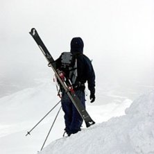 Tufft v&auml;der men h&auml;rlig utsikt p&aring; Gr&ouml;nfj&auml;llsto. Foto: Magnus Lageson. &Aring;kare: Fredrik Ericsson.