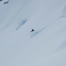 &Aring;kning i Blackcomb Glacier.. Foto: Andreas Nilsson. &Aring;kare: Jonas Andersson.