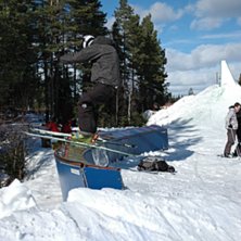 Foto: Oscar med C. &Aring;kare: Johan.