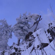 ett dump under natten = 180 dropp fr&aring;n en klippa. Foto: Daniel Granberg. &Aring;kare: mig.