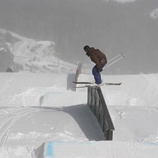 En bl&aring;sig dag i Breckenridge.. Foto: Niklas Jansson. &Aring;kare: Olof Molin.
