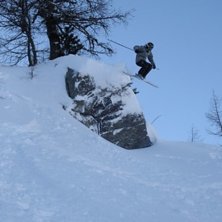 Ett dropp jag passade p&aring; att k&ouml;ra n&auml;r det kommi. Foto: Alexander Bod&eacute;n. &Aring;kare: Gustav Bod&eacute;n.