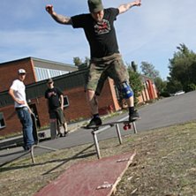 boardslide. Foto: patrik durfors. &Aring;kare: pierre holm.