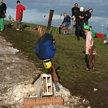 Langar en frontlip av up boxen p&aring; link&ouml;ping rail. Foto: Victor lindgren. &Aring;kare: Cristopher Hj&auml;lmeby.