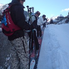 It&amp;#039;s hard to be a skier. Foto: Robert Bahrd. &Aring;kare: Familjen....