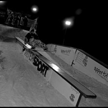 Sandviken city railjam. Foto: Mange Karlsson. &Aring;kare: Halldor Helgason.