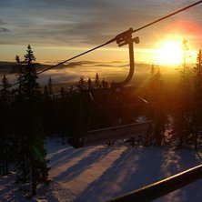 Taget p&aring; morgonen i trysil fr&aring;n ligten. Foto: Samuel. &Aring;kare: ingen.