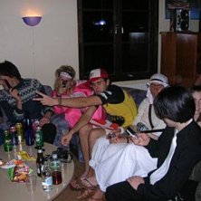 Maskerad e l&auml;mpligt. Foto: Robban Gbg. &Aring;kare: Sp&ouml;ket och Fylking.