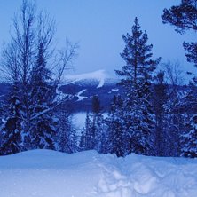 En liten bit upp p&aring; det andra berget i lofsdalen . Foto: Karl-henrik Johansson Munk.