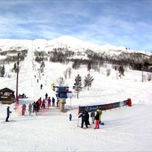 Vinterferie med sn&oslash; i heile anlegget.
Hornindal s.