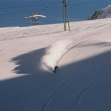 -5C, en meter nysn&ouml;, vindstilla, inget folk i ell. Foto: Peywand Sarban. &Aring;kare: Bj&ouml;rn-Olav Candell aka Olle Karlsson.