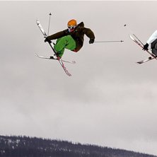 Parhoppning.. mute tusen tror jag. Foto: www.mediafix.se(min pappa). &Aring;kare: PK hunder och Andreas H&aring;tveit.