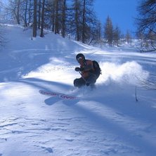 Det fanns allt lite sk&ouml;n sn&ouml; i skogen n&auml;r det b. Foto: Louise von Bahr. &Aring;kare: Martin Bengtsson.